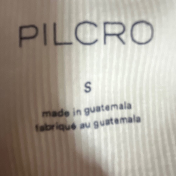 Anthropologie NWOT The Zeda Ribbed One-Shoulder Top by Pilcro Size S - Picture 6 of 10